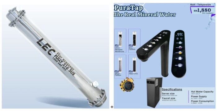 Puratap OUTDOOR FILTER MP6800 AND INDOOR WATER DISPENSER PURATAP – ezbeli