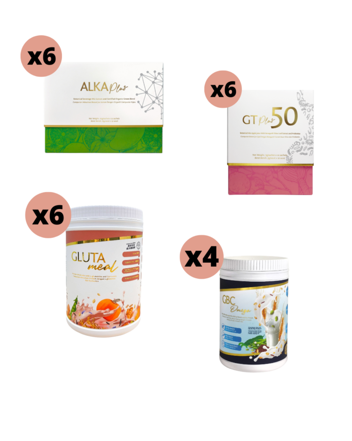 SURE-i Glutameal X6, GBC Omega X4, Alka Plus X6, GT Plus X6 Health ...
